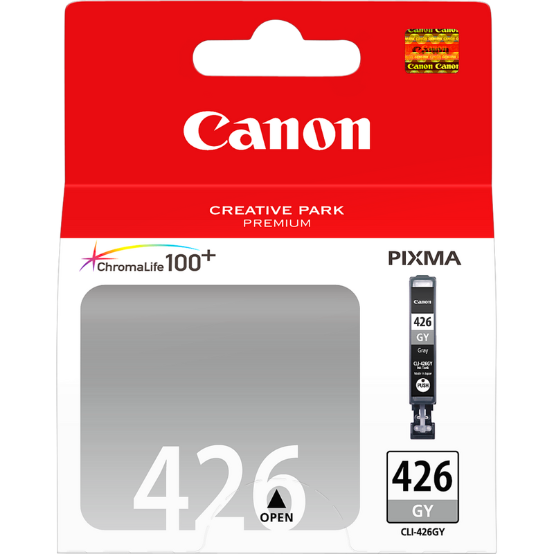 Canon CLI-426GY Grey Ink Cartridge Product Front View