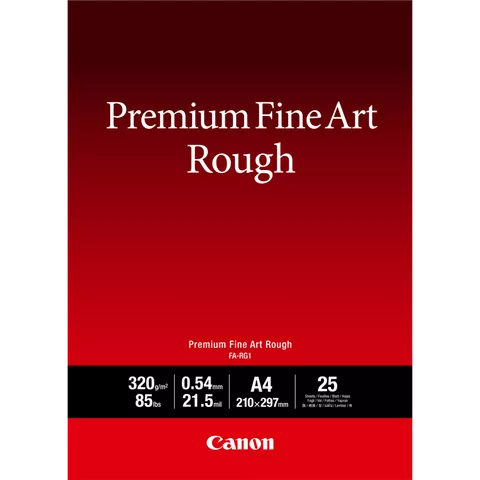 Canon FA-RG1 Premium Fine Art Rough Paper, A4, 25 sheets