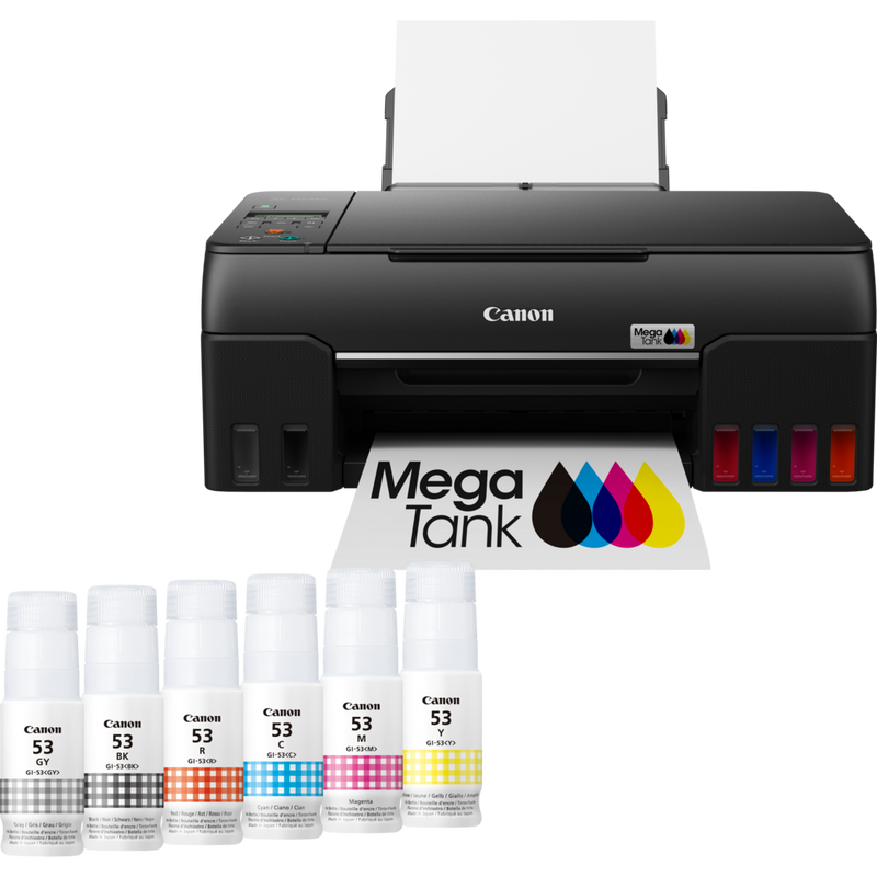 Canon PIXMA G650 Wireless 3-in-1 Refillable MegaTank Inkjet Photo Printer