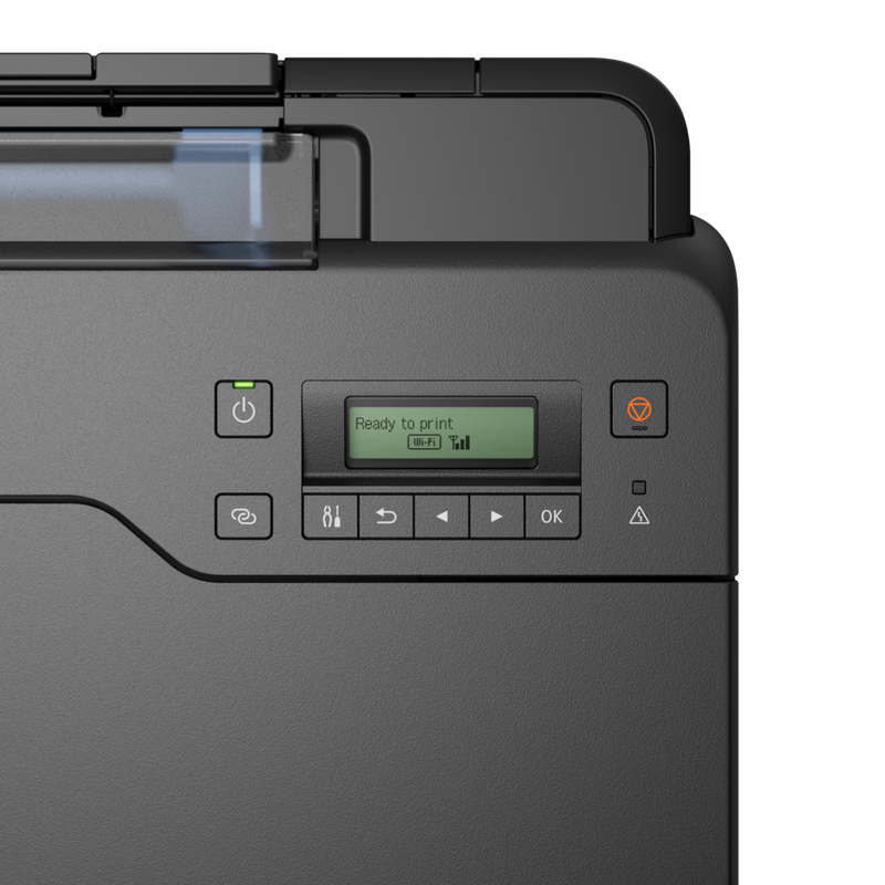 Canon PIXMA G540 Wireless Refillable MegaTank Inkjet Photo Printer Product Top Control Panel View