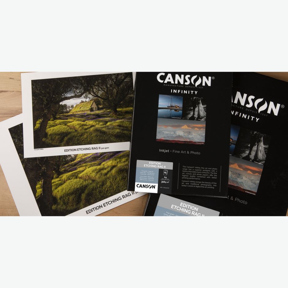 Papier Photo Baryté Canson Infinity Baryta Photographique II - Boîte 25 Feuilles A4, 310g/m², Finition Satinée Papier Photo Satin 310g A4 Papier Photo Baryté Canson Infinity Baryta Photographique II - Boîte 25 Feuilles A4, 310g/m², Finition Satinée Papier Photo Satin 310g A4