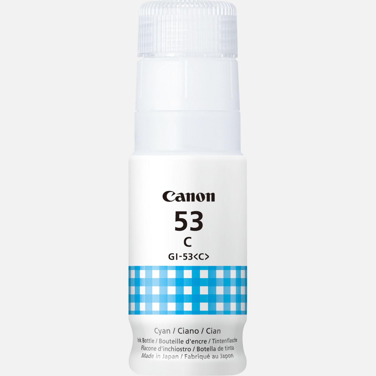 Bouteille d'encre cyan Canon GI-53C