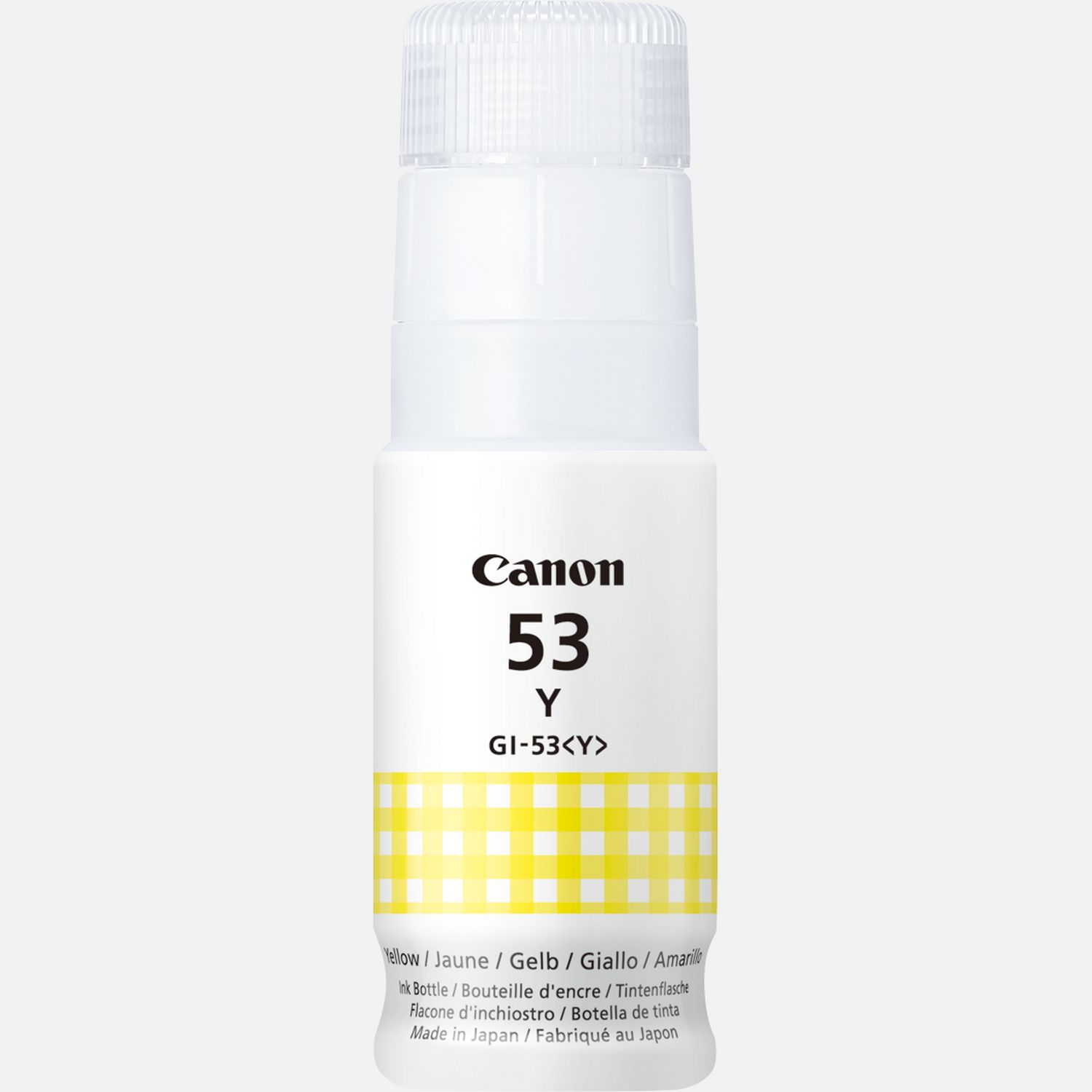 Bouteille d'encre jaune Canon GI-53Y