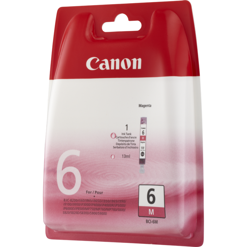 Canon BCI-6M magentafärgad bläckpatron Produkt Vy från höger