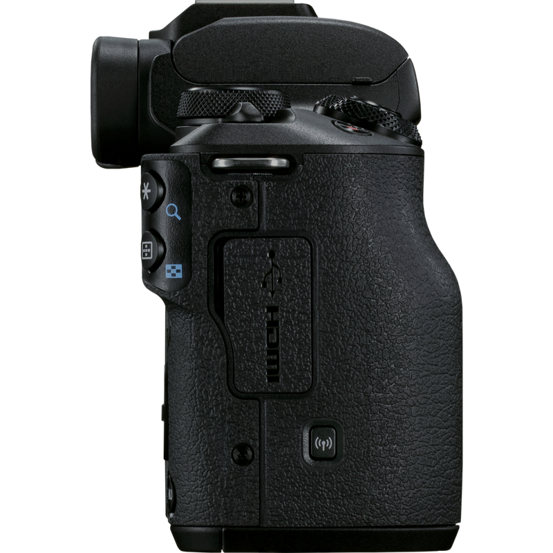 Canon EOS M50 Mark II Mirrorless Camera, Black + EF-M 15-45mm IS STM + EF-M 55-200mm IS STM Lens Product Right View