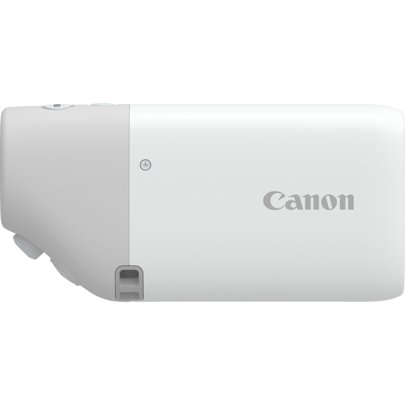 Canon PowerShot ZOOM Telephoto Monocular Compact Camera Essential Kit, White Product Right View