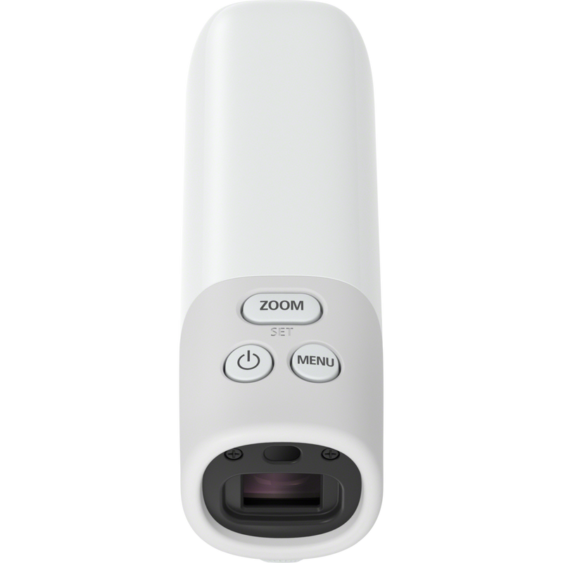 Canon PowerShot ZOOM Telephoto Monocular Compact Camera Essential Kit, White Product top View