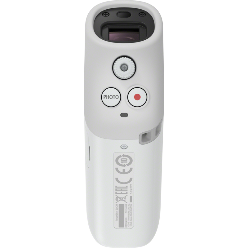 Canon PowerShot ZOOM Telephoto Monocular Compact Camera Essential Kit, White Product bottom view