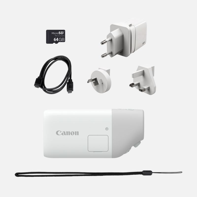 Canon Powershot Zoom Essential Kit White / Kit De Cámara Con Microsd Y  Cargador Usb-c con Ofertas en Carrefour
