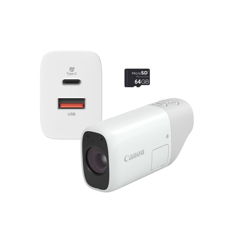 Comprar Canon PowerShot ZOOM, cámara compacta monocular con teleobjetivo,  kit esencial, blanco en Cámaras con Wi-Fi — Tienda Canon Espana