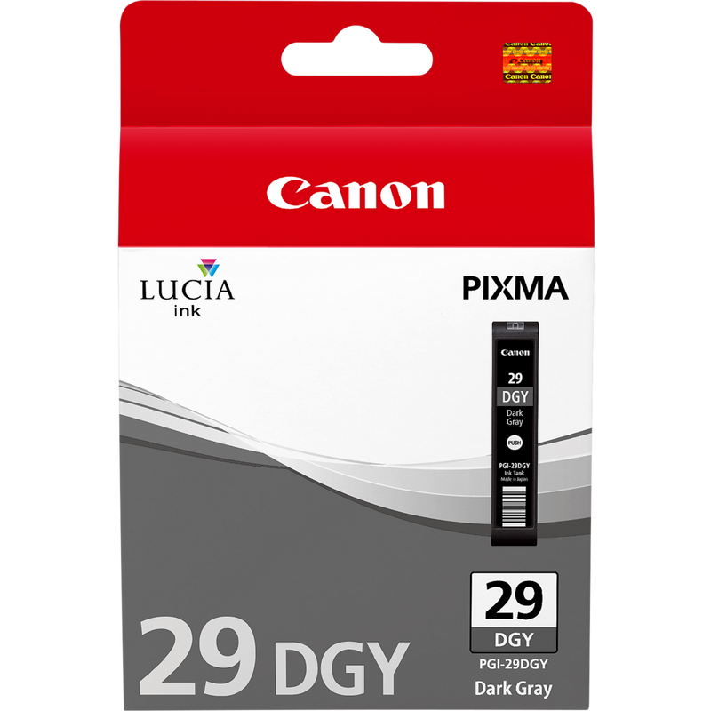 Canon PGI-29DGY donkergrijze-inktcartridge Product Vooraanzicht