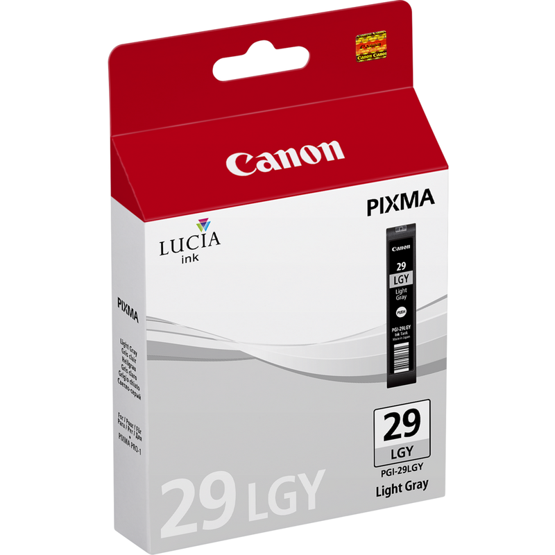 Canon PGI-29LGY Light Grey Ink Cartridge Product Left View