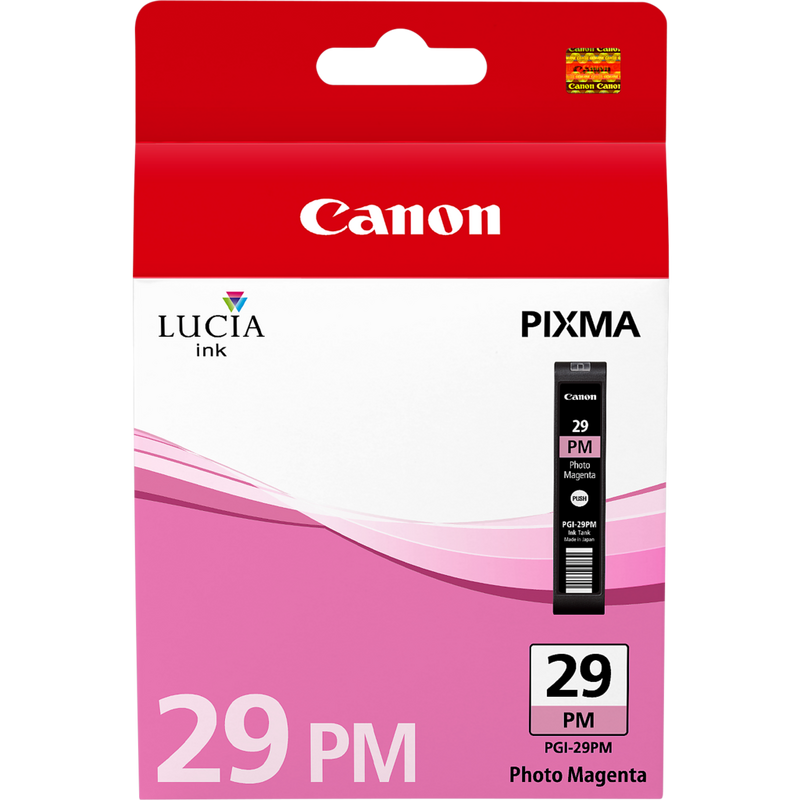 Canon PGI-29PM Photo Magenta Ink Cartridge Product Front View