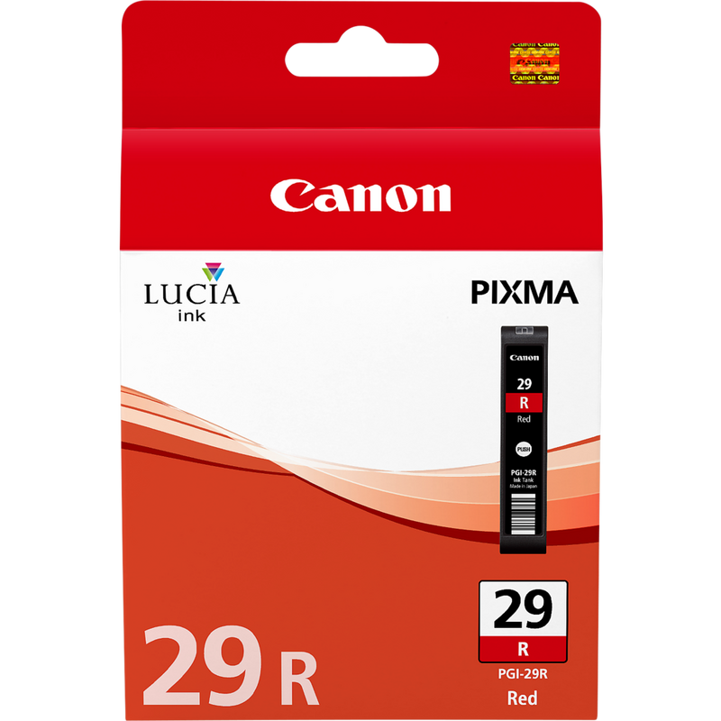 Canon PGI-29R Red Ink Cartridge Product Front View