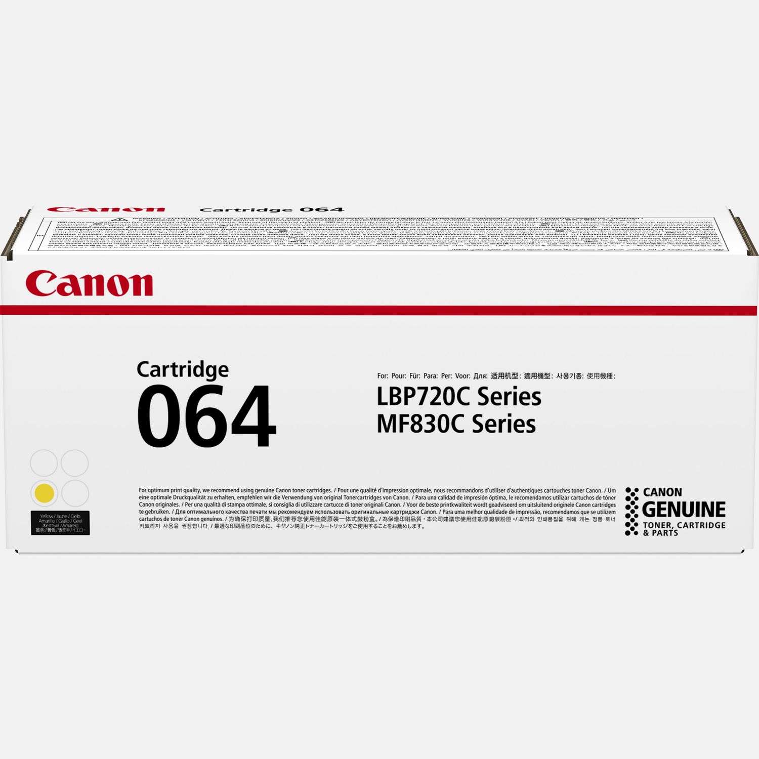 Cartouche de toner jaune Canon 064