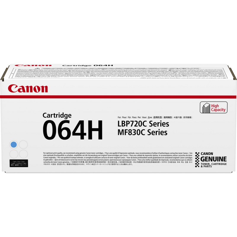 

Canon 064H Cyan Toner Cartridge