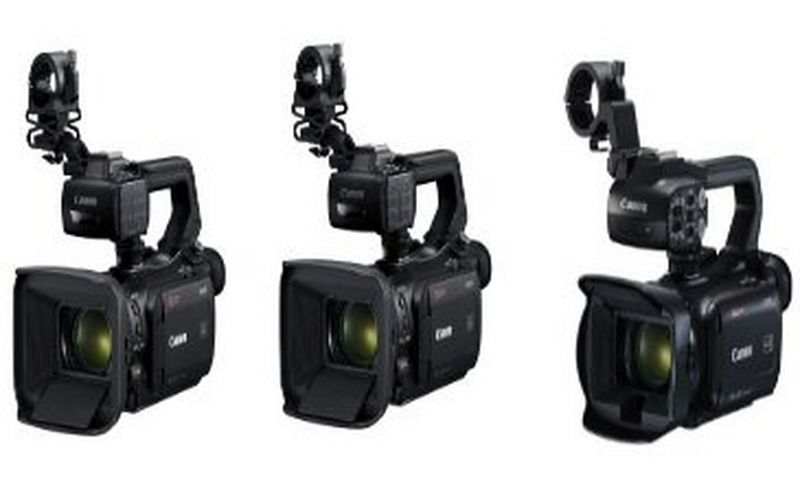 Canon expands popular XA-series with three new  compact 4K UHD professional camcorders