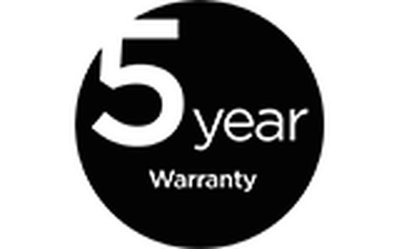 5 Year Warranty