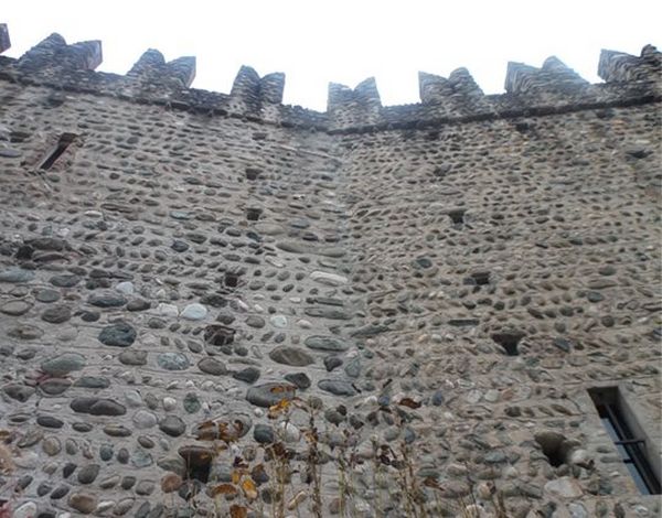 A high castle wall