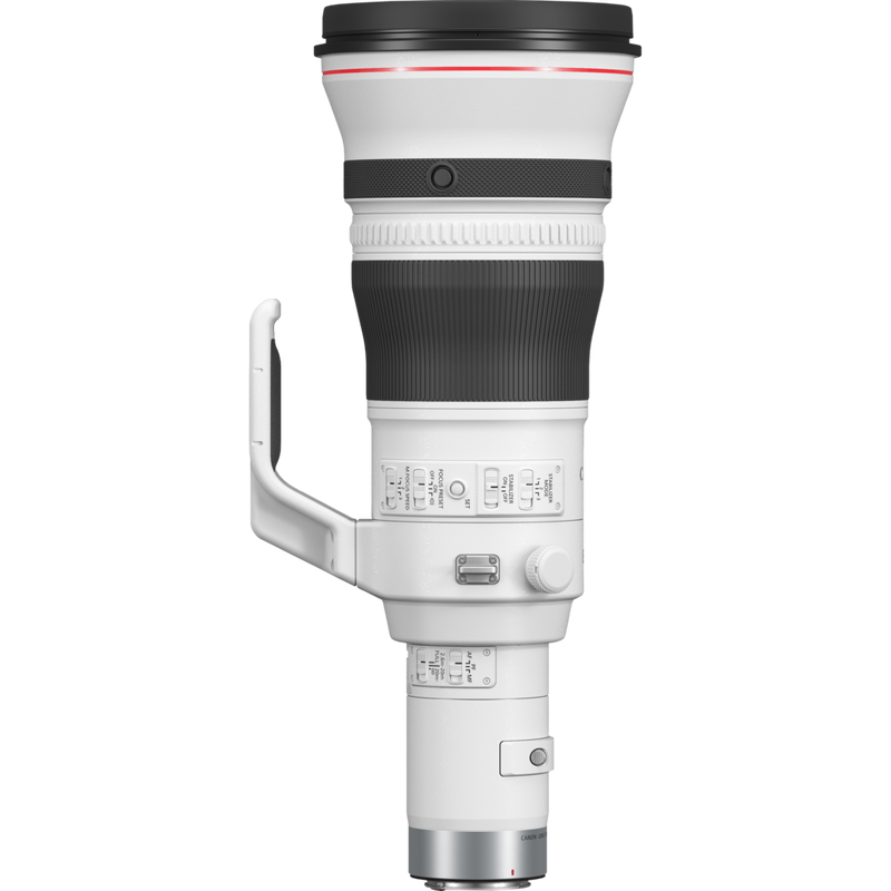Canon RF 800mm F5.6L IS USM Lens Product Left View with the Tripod Mount