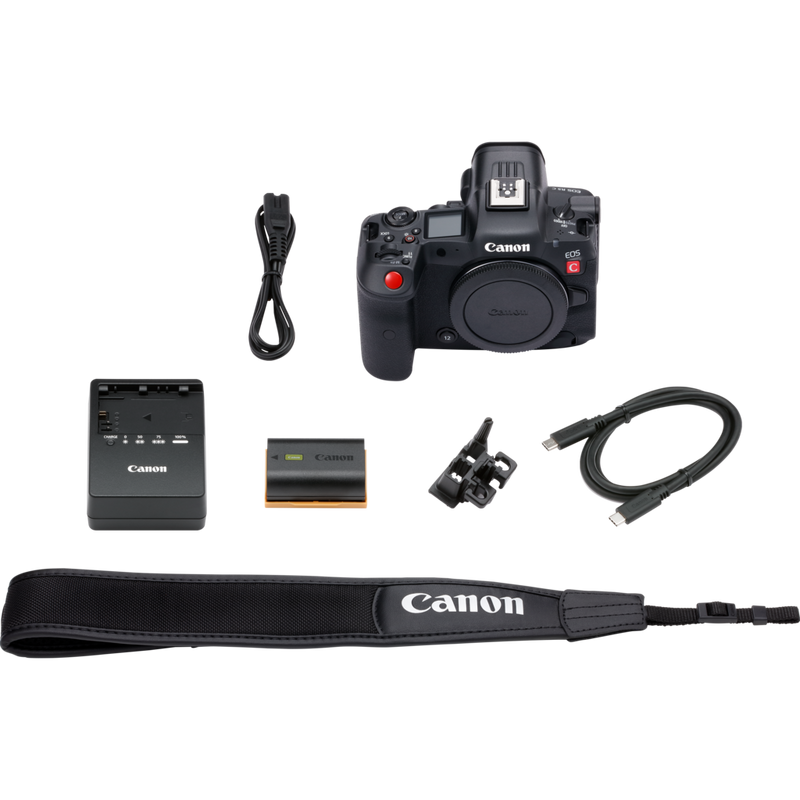 Canon EOS R5 C Cinema EOS Kameragehäuse Produkt Komponenten im Lieferumfang