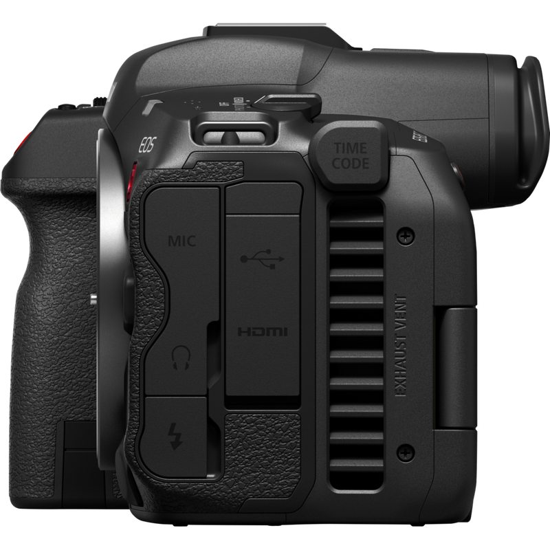 Canon EOS R5 C Cinema EOS Kameragehäuse Produkt Ansicht der linken Seite