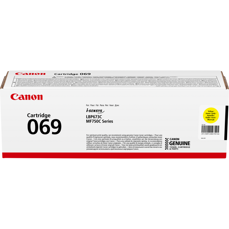 

Canon 069 Yellow Toner Cartridge