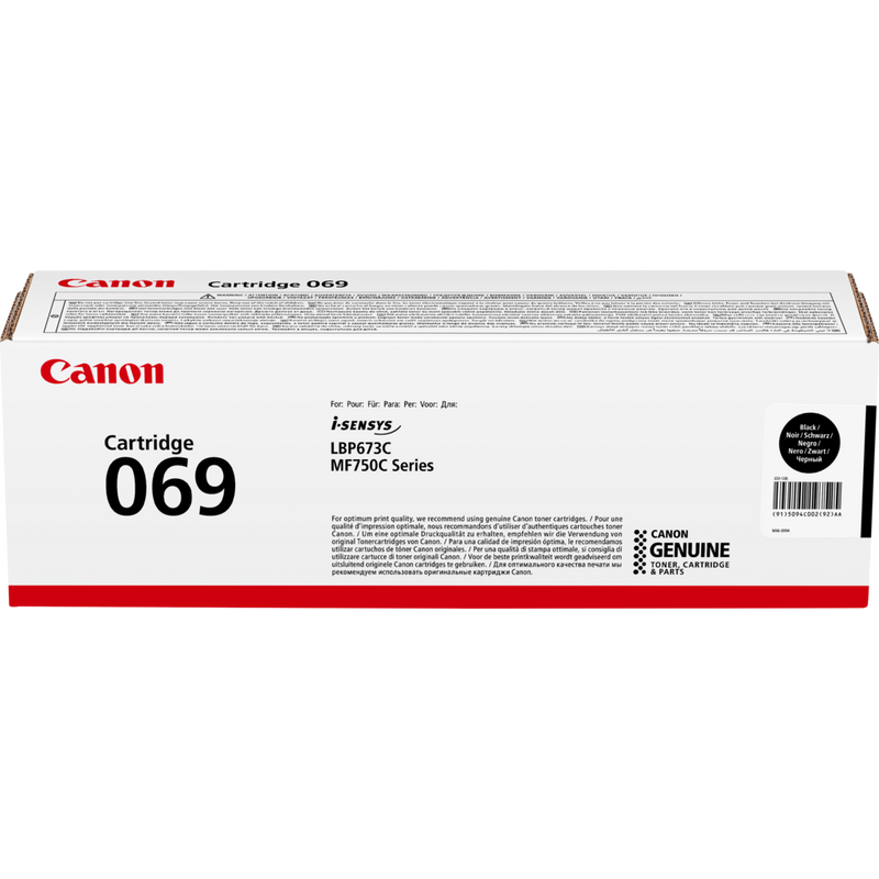 

Canon 069 Black Toner Cartridge