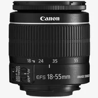 Canon EF-S 18-55mm f/3.5-5.6 IS II Lens Product Front View