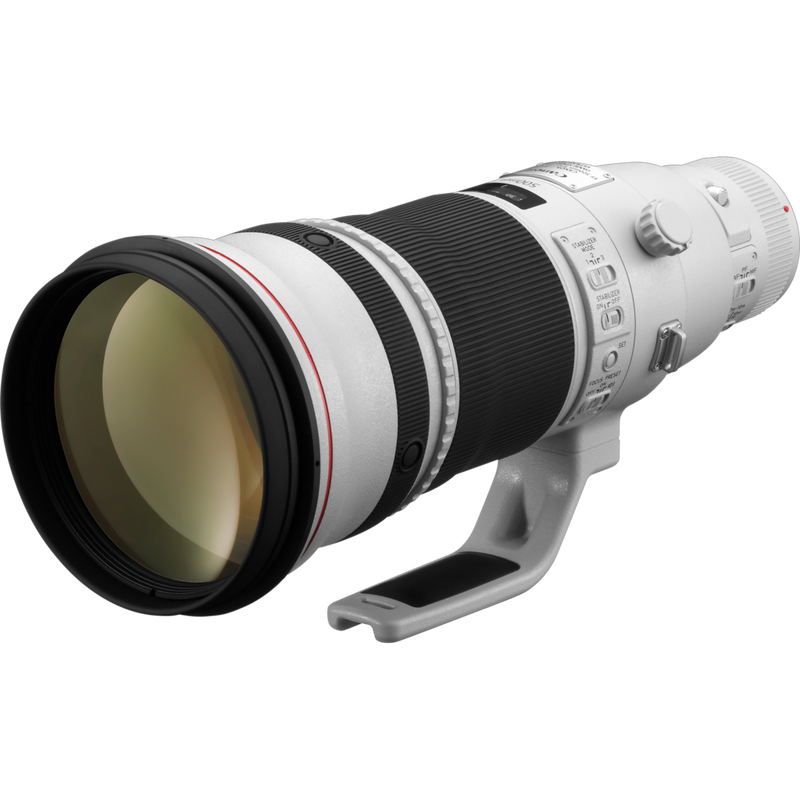 Canon EF 500mm f/4L IS II USM Lens Product Top View
