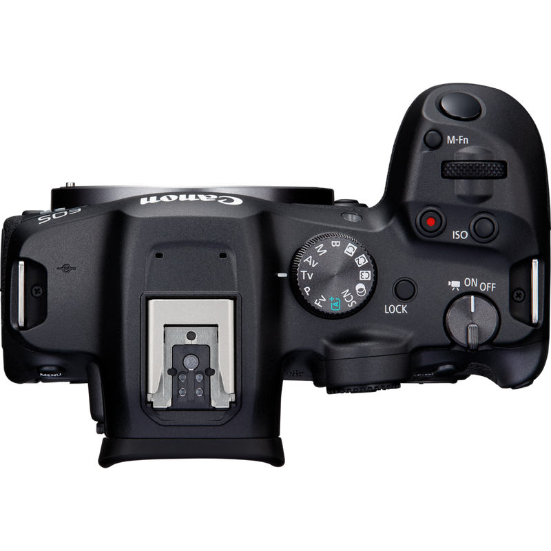 Canon EOS R7 Mirrorless Camera Body Product Top View