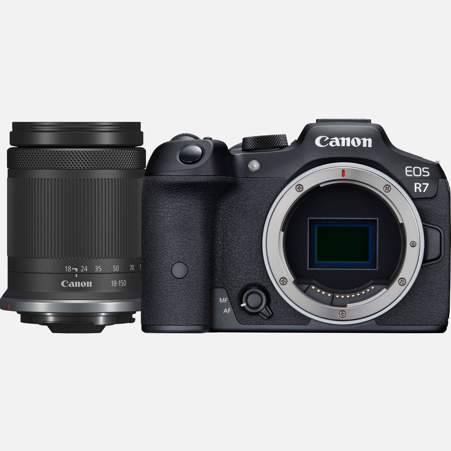 Buy Canon EOS Systemkamera RF-S IS 18-150mm + STM in WLAN-Kameras Objektiv — Shop R7 Schweiz Canon F3.5-6.3