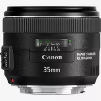 Canon EF 35mm f/2 IS USM Objektiv Produkt Vorderansicht