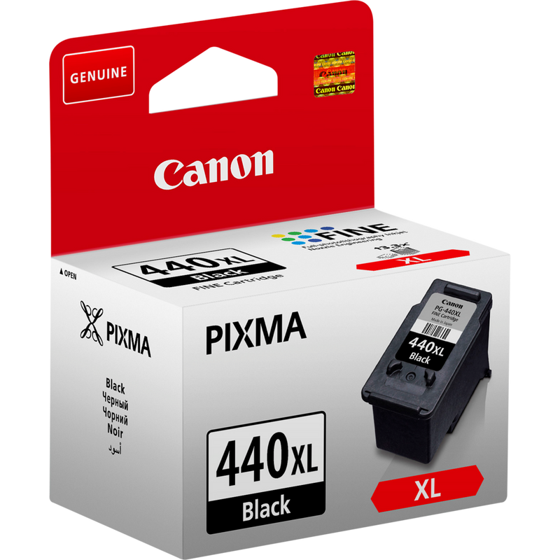 Canon PG-440XL High Yield Black Ink Cartridge Product Left View