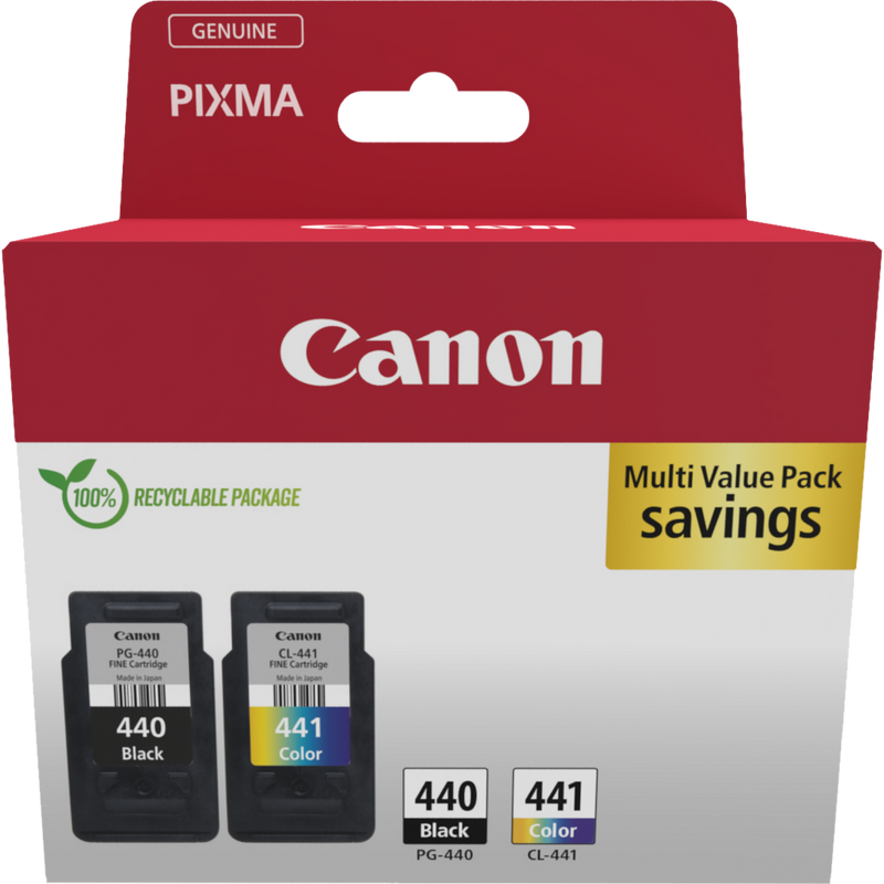 

Canon PG-440 Black and CL-441 Colour Ink Cartridge Multipack