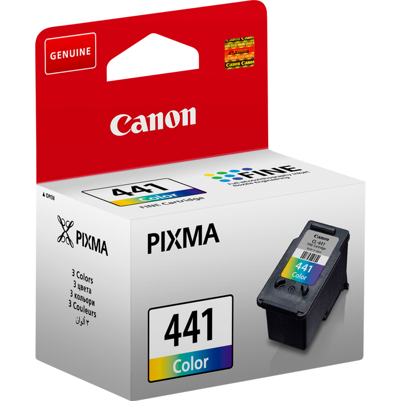 Canon CL-441 C/M/Y Colour Ink Cartridge Product Left View