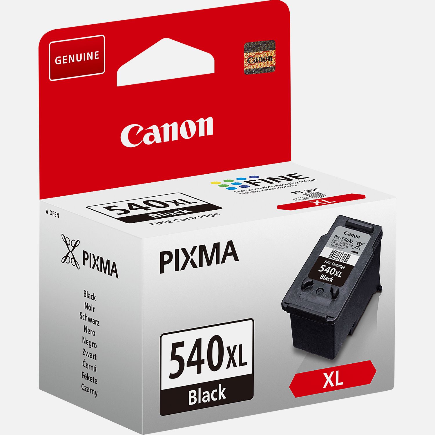 Canon PG-540XL High Yield Black Ink Cartridge — Canon Danmark Store