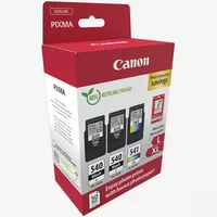 Canon PG-540L x2/CL-541XL Ink Cartridge + Photo Paper Value PackProduct Front Angled View