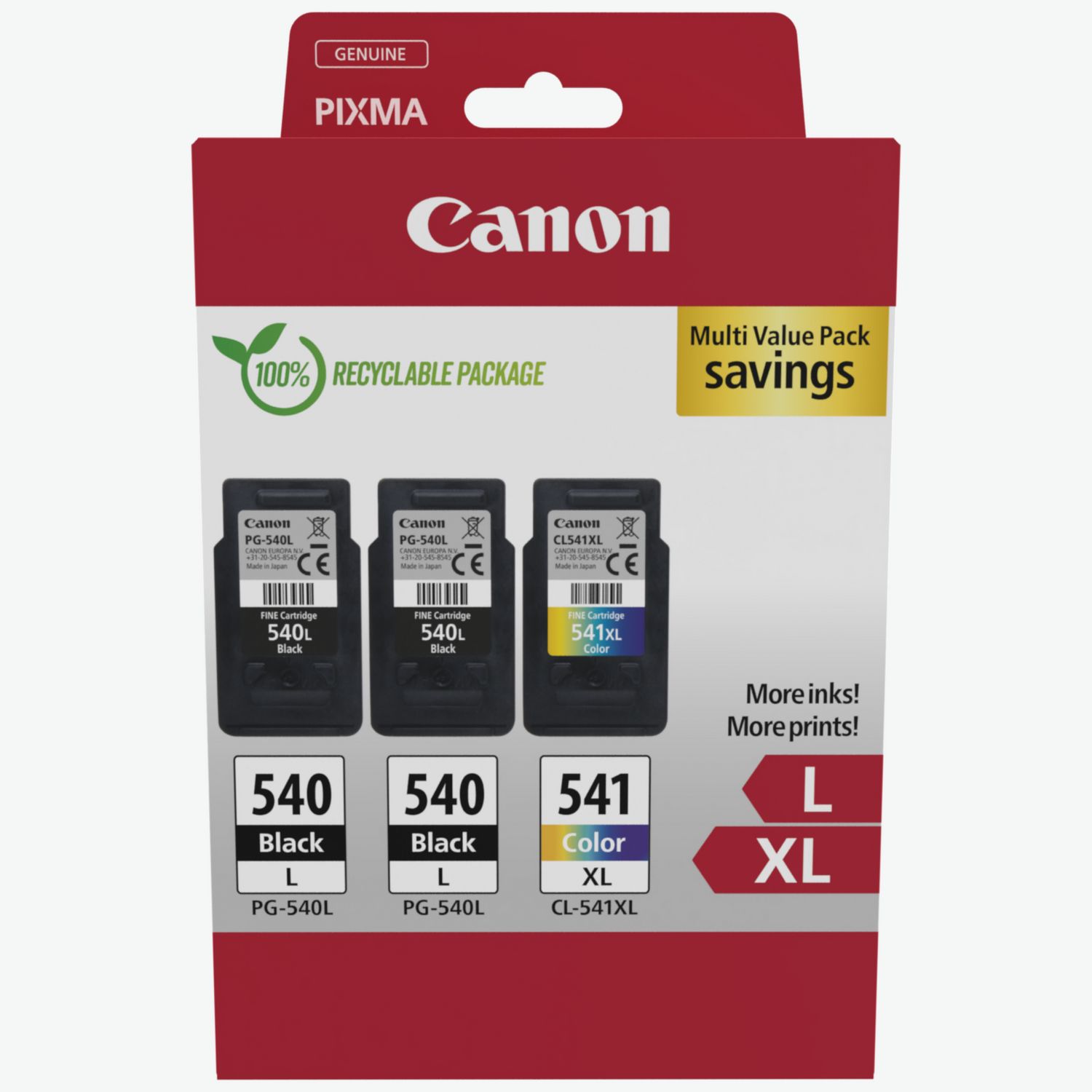 Las mejores ofertas en Cartuchos de Tinta de Impresora Canon CL-541XL