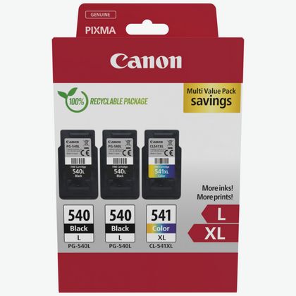 Pack à prix réduit de cartouches d'encre PG-540/CL-541 + papier photo Canon  — Boutique Canon France