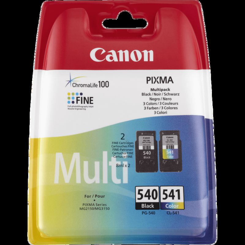 Buy Canon PG-540/CL-541 BK/C/M/Y Ink Cartridge Multipack — Canon UK Store