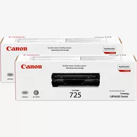 Impresora láser 3 en 1 en blanco y negro Canon i-SENSYS MF3010 + 2 cartuchos de tóner negro con dos cartuchos de tóner