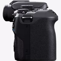 Canon EOS R10 spiegellose Kamera + RF-S 18-45mm F4.5-6.3 IS STM Objektiv + Rucksack + SD-Karte + Ersatzakku Produkt Ansicht von rechts