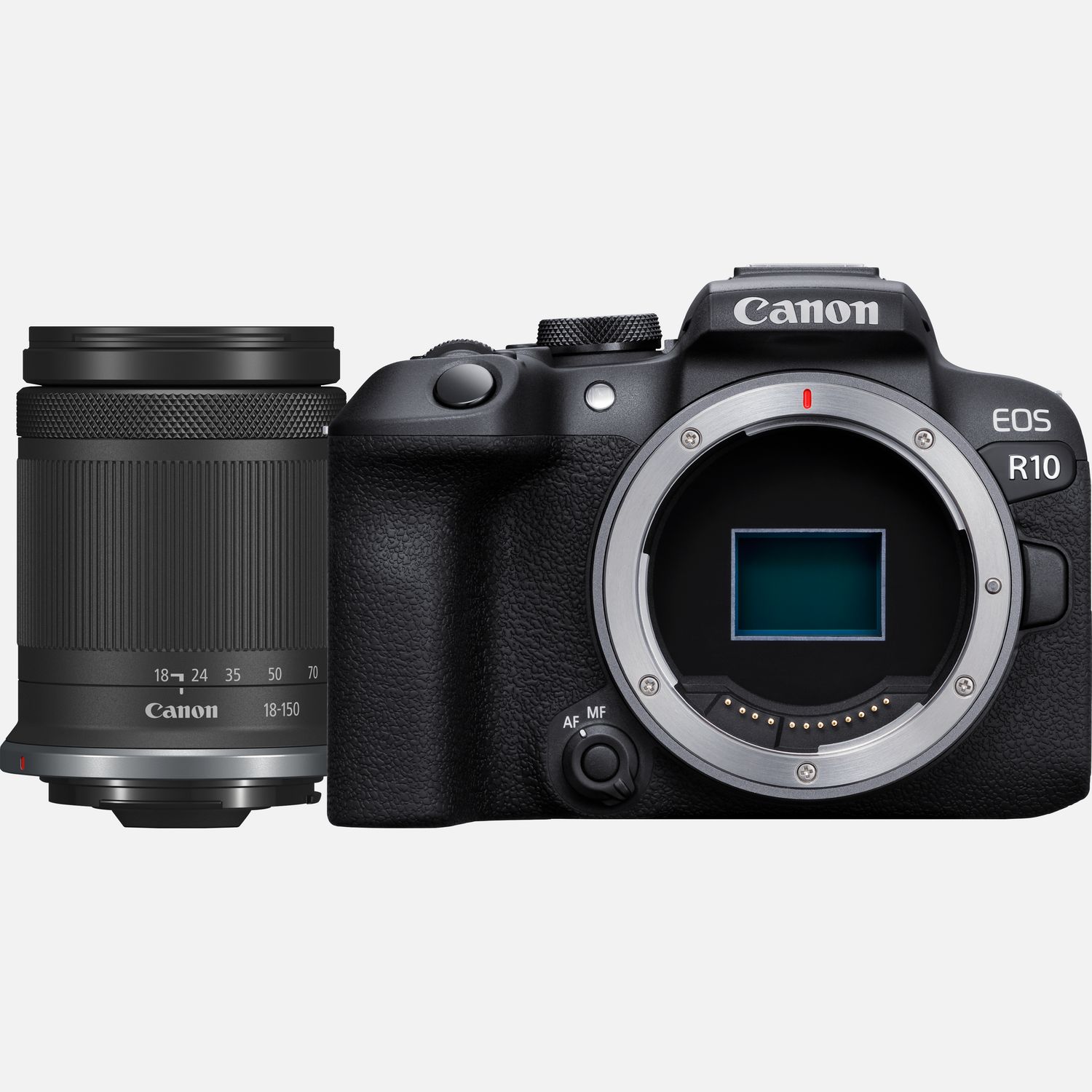 Appareil photo hybride Canon EOS R10 + objectif RF-S 18-150mm F3.5-6.3 IS STM