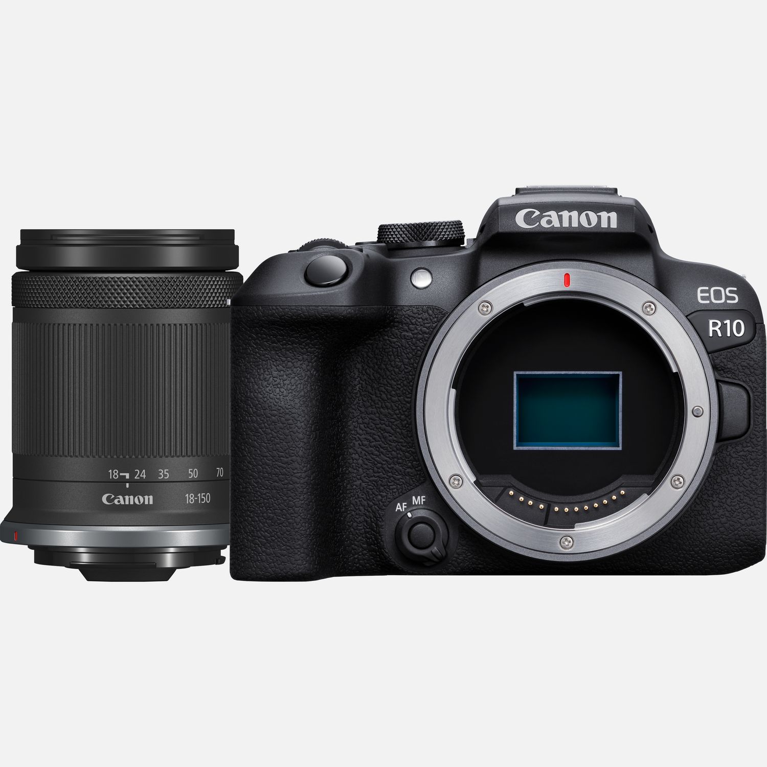 Fotocamera mirrorless Canon EOS R10 + obiettivo RF-S 18-150mm F3.5.-6.3 IS STM