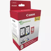 Canon PG-575/CL-576 Ink Cartridge + Photo Paper Value PackProduct Front Angled View