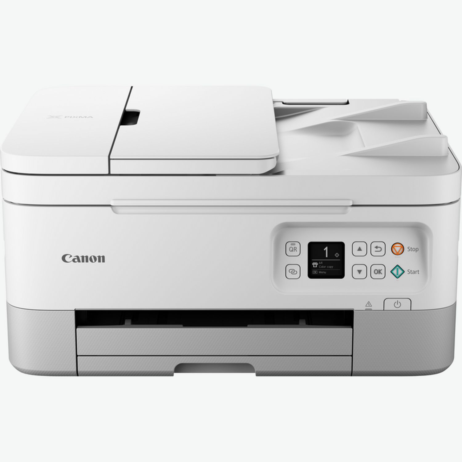 Comprar Impresora multifunción fotográfica de inyección de tinta en color e  inalámbrica Canon PIXMA Ts7451a, en blanco en Interrumpido — Tienda Canon  Espana