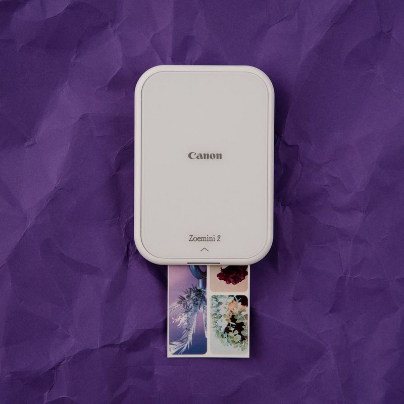 Canon Imprimante photo Zoemini 2 Blanc nacré + 30 papiers photo +