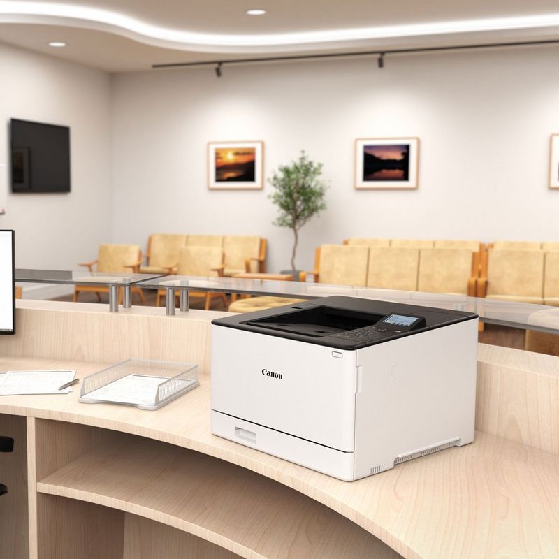 Printer kept on a Desk