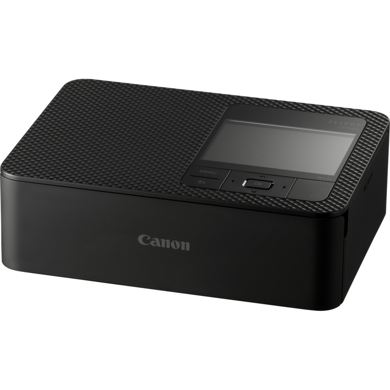Canon SELPHY CP1500 Colour Portable Photo Printer Paper Kit, Black Product front angle view